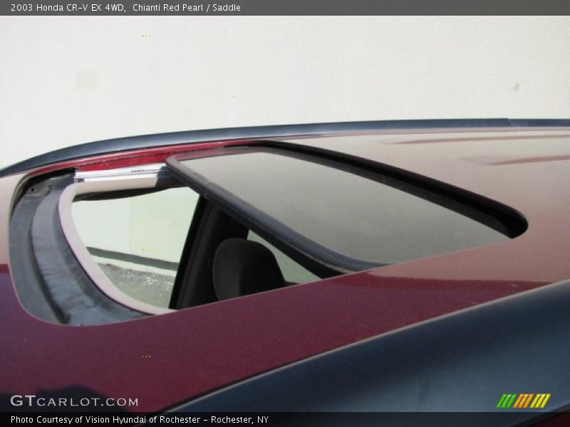 Chianti Red Pearl / Saddle 2003 Honda CR-V EX 4WD