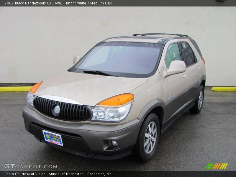 Bright White / Medium Oak 2002 Buick Rendezvous CXL AWD