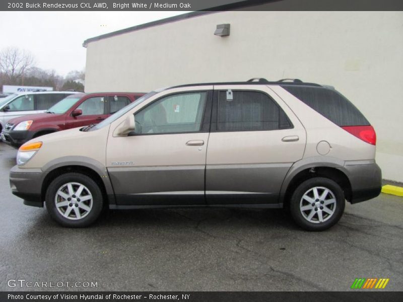 Bright White / Medium Oak 2002 Buick Rendezvous CXL AWD