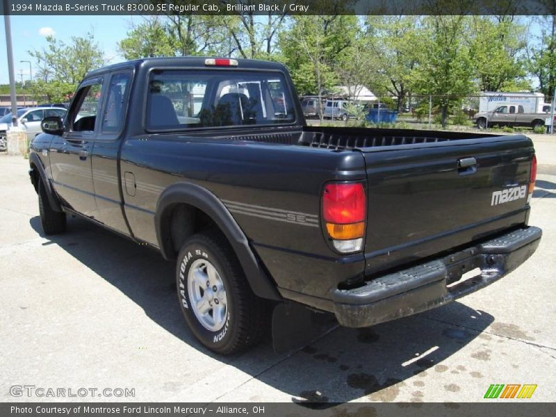 Brilliant Black / Gray 1994 Mazda B-Series Truck B3000 SE Regular Cab
