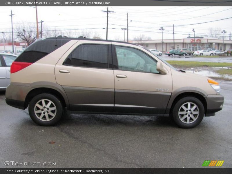 Bright White / Medium Oak 2002 Buick Rendezvous CXL AWD