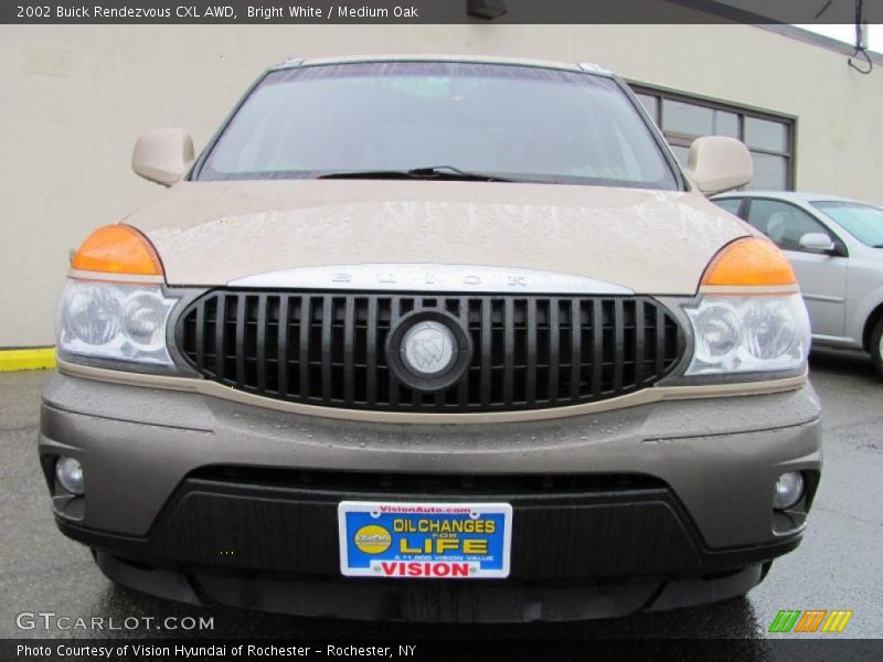 Bright White / Medium Oak 2002 Buick Rendezvous CXL AWD