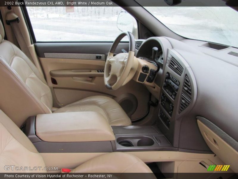 Bright White / Medium Oak 2002 Buick Rendezvous CXL AWD