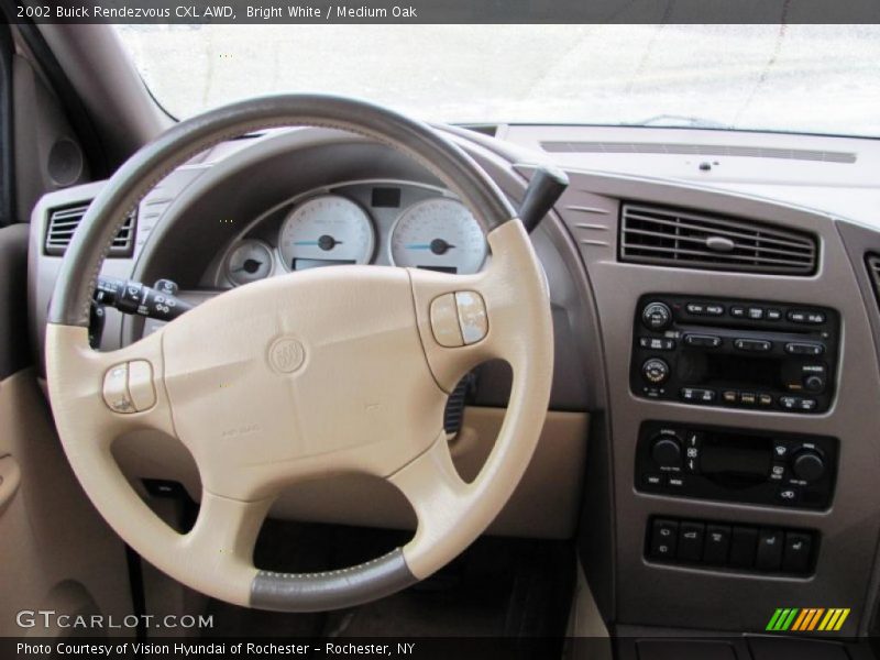 Bright White / Medium Oak 2002 Buick Rendezvous CXL AWD