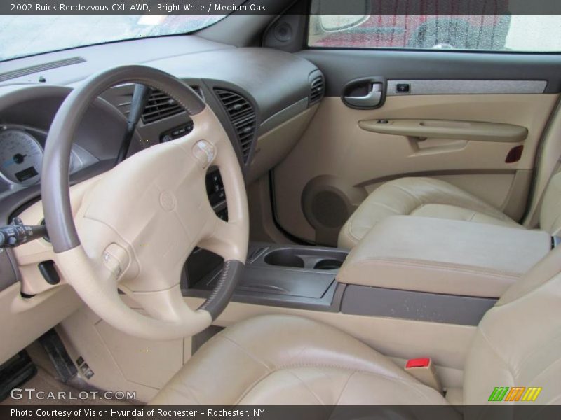 Bright White / Medium Oak 2002 Buick Rendezvous CXL AWD