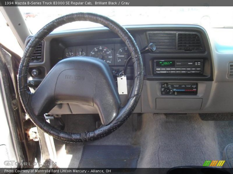 Brilliant Black / Gray 1994 Mazda B-Series Truck B3000 SE Regular Cab