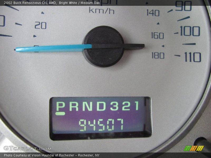 Bright White / Medium Oak 2002 Buick Rendezvous CXL AWD
