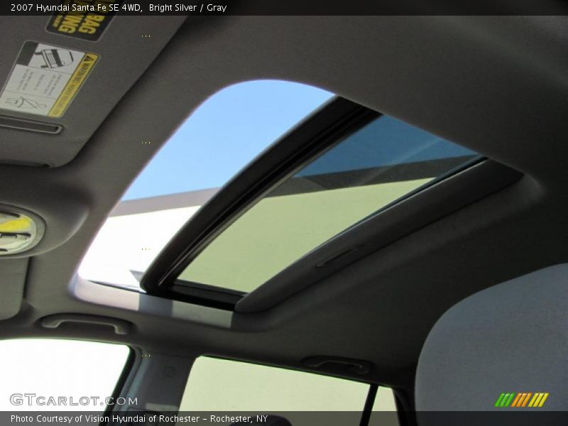 Bright Silver / Gray 2007 Hyundai Santa Fe SE 4WD