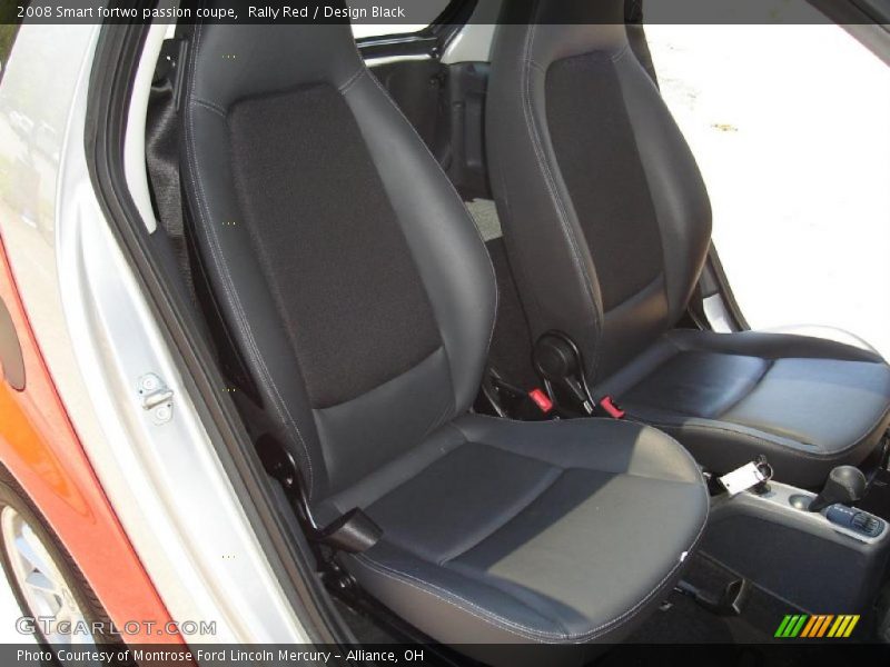 Rally Red / Design Black 2008 Smart fortwo passion coupe