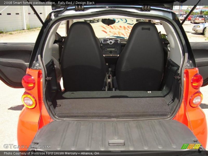 Rally Red / Design Black 2008 Smart fortwo passion coupe