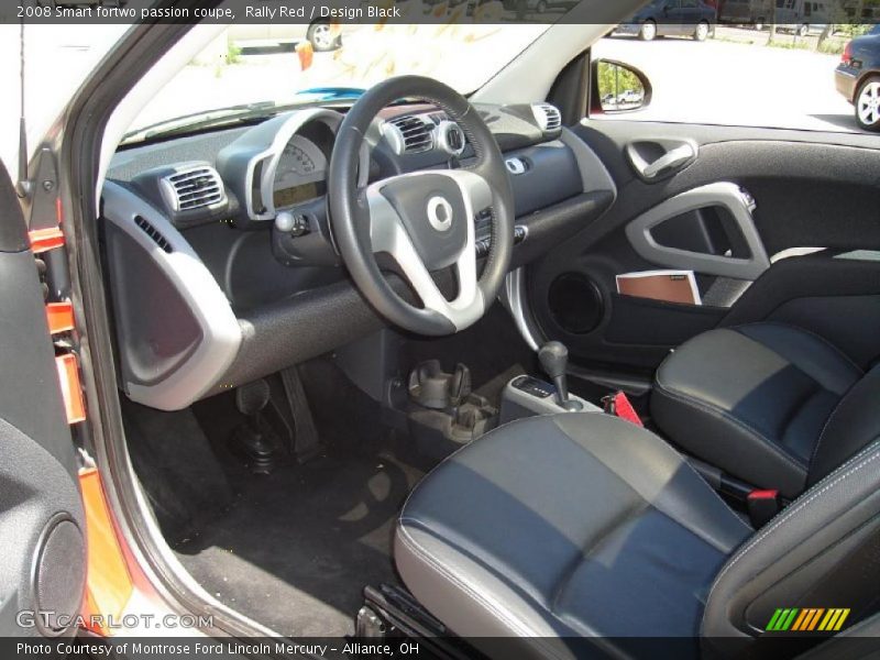 Rally Red / Design Black 2008 Smart fortwo passion coupe