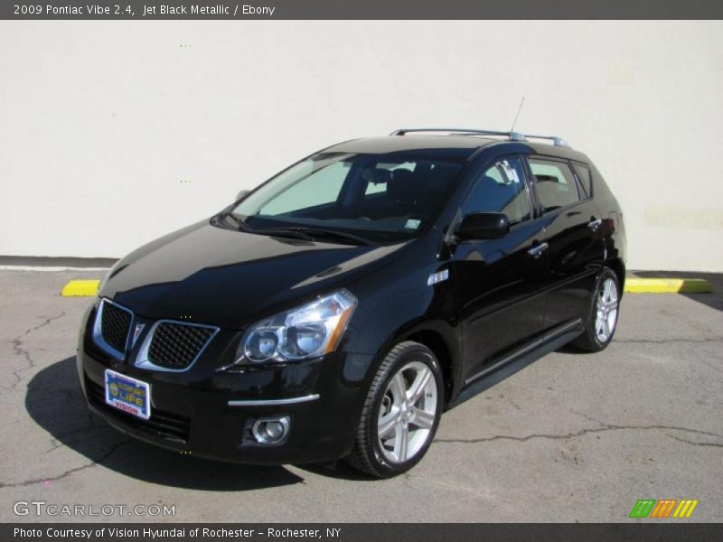 Jet Black Metallic / Ebony 2009 Pontiac Vibe 2.4