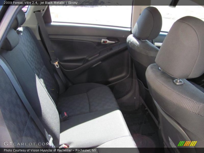 Jet Black Metallic / Ebony 2009 Pontiac Vibe 2.4