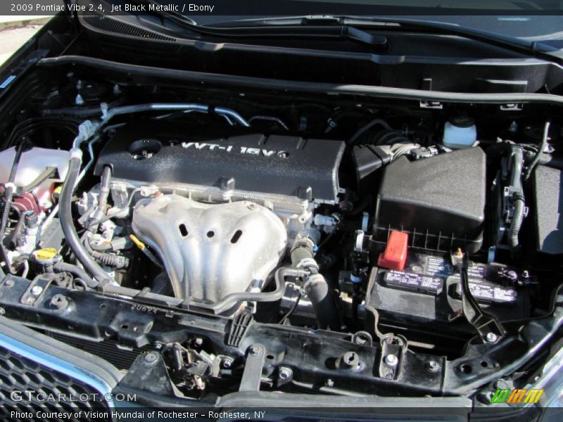 Jet Black Metallic / Ebony 2009 Pontiac Vibe 2.4