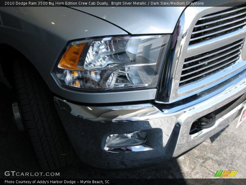 Bright Silver Metallic / Dark Slate/Medium Graystone 2010 Dodge Ram 3500 Big Horn Edition Crew Cab Dually