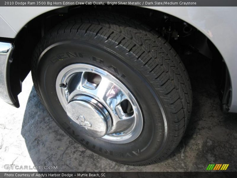 Bright Silver Metallic / Dark Slate/Medium Graystone 2010 Dodge Ram 3500 Big Horn Edition Crew Cab Dually