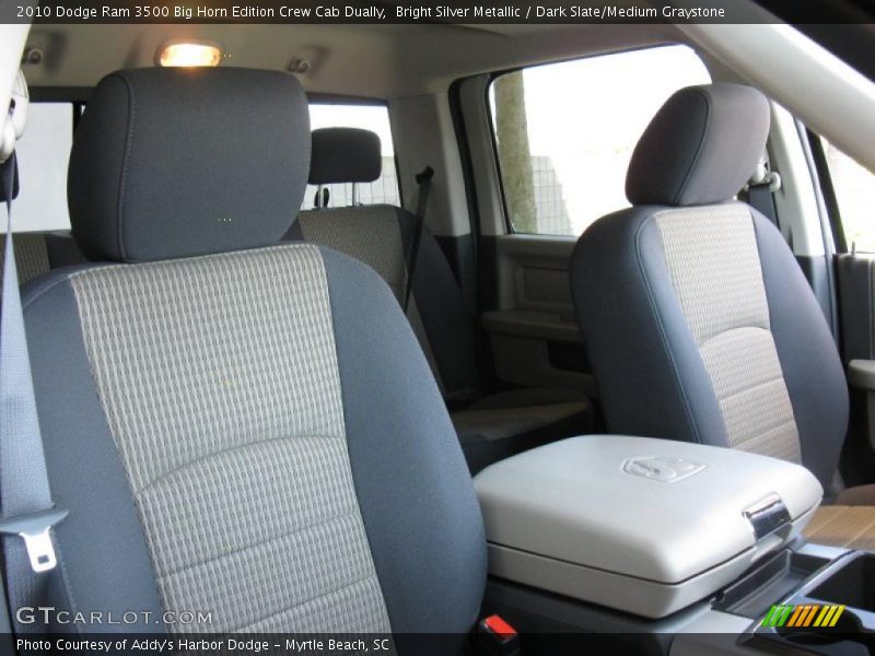 Bright Silver Metallic / Dark Slate/Medium Graystone 2010 Dodge Ram 3500 Big Horn Edition Crew Cab Dually