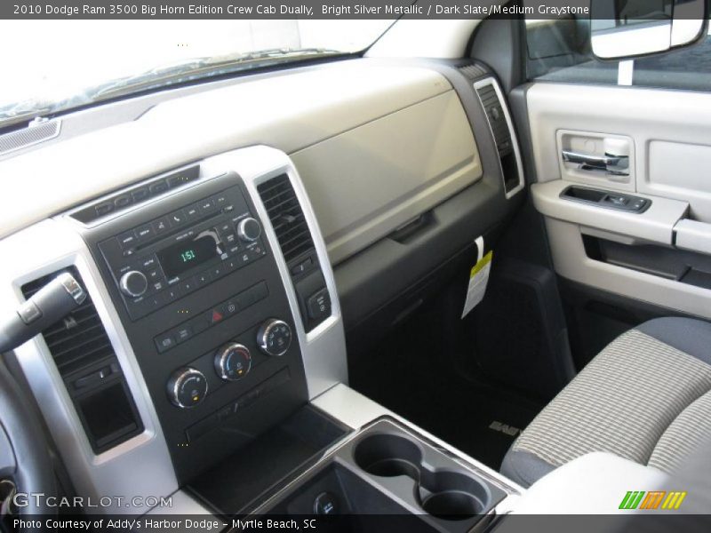 Bright Silver Metallic / Dark Slate/Medium Graystone 2010 Dodge Ram 3500 Big Horn Edition Crew Cab Dually