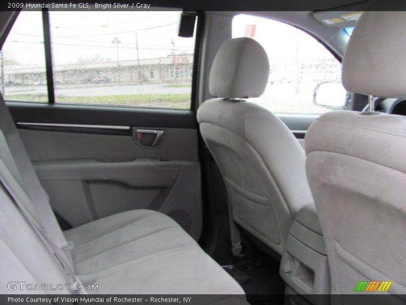 Bright Silver / Gray 2009 Hyundai Santa Fe GLS