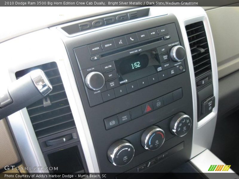 Bright Silver Metallic / Dark Slate/Medium Graystone 2010 Dodge Ram 3500 Big Horn Edition Crew Cab Dually