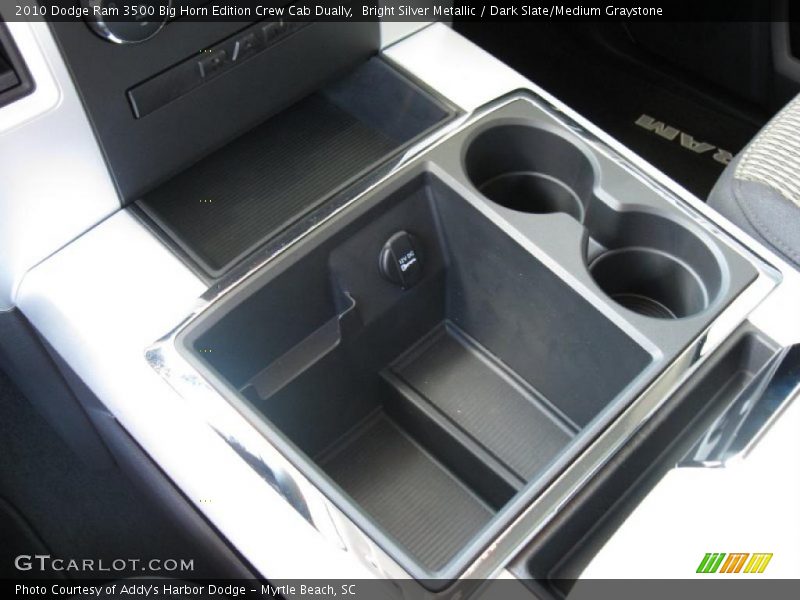 Bright Silver Metallic / Dark Slate/Medium Graystone 2010 Dodge Ram 3500 Big Horn Edition Crew Cab Dually