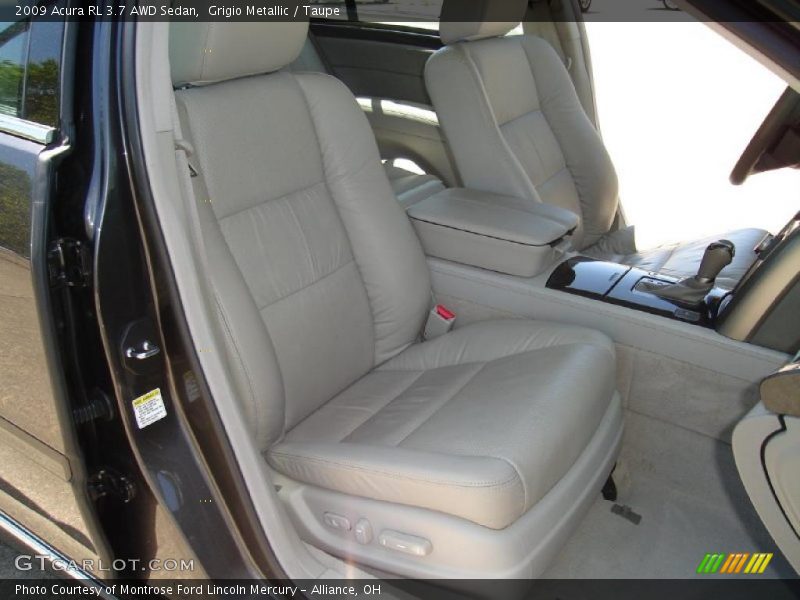 Grigio Metallic / Taupe 2009 Acura RL 3.7 AWD Sedan