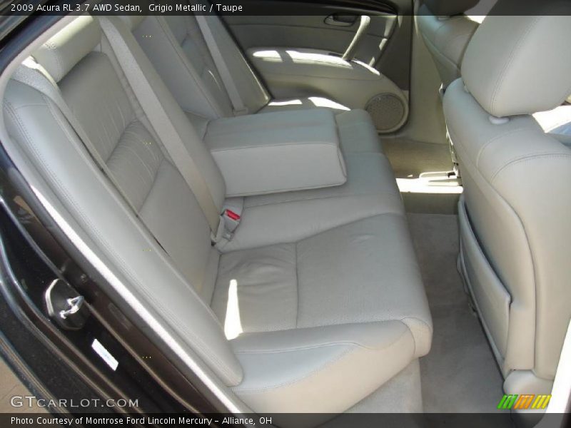 Grigio Metallic / Taupe 2009 Acura RL 3.7 AWD Sedan