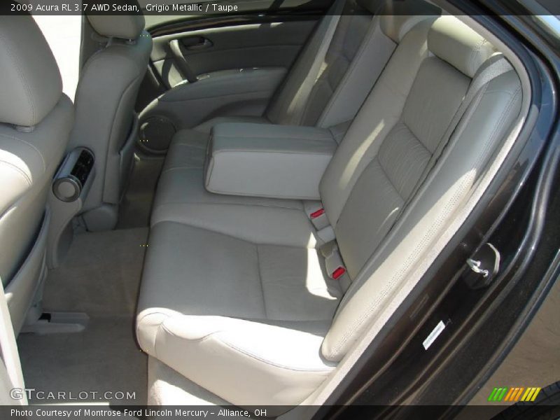 Grigio Metallic / Taupe 2009 Acura RL 3.7 AWD Sedan