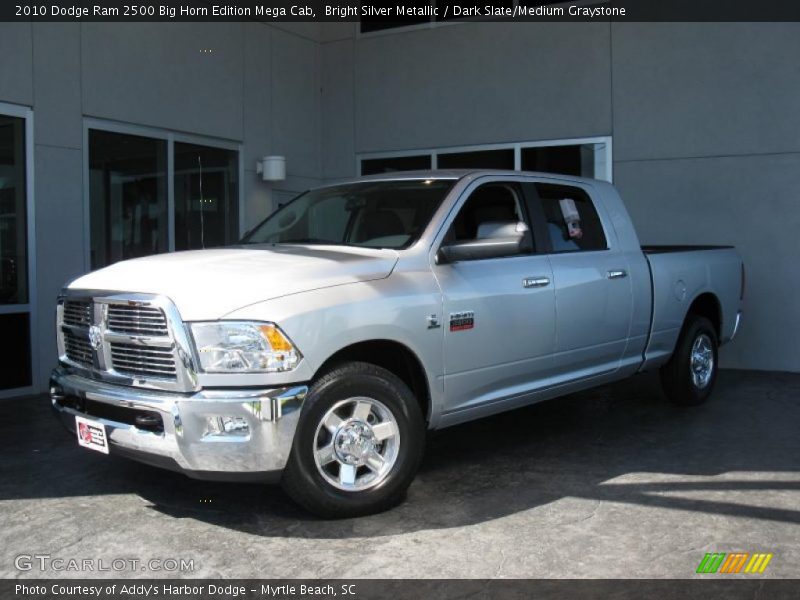 Bright Silver Metallic / Dark Slate/Medium Graystone 2010 Dodge Ram 2500 Big Horn Edition Mega Cab