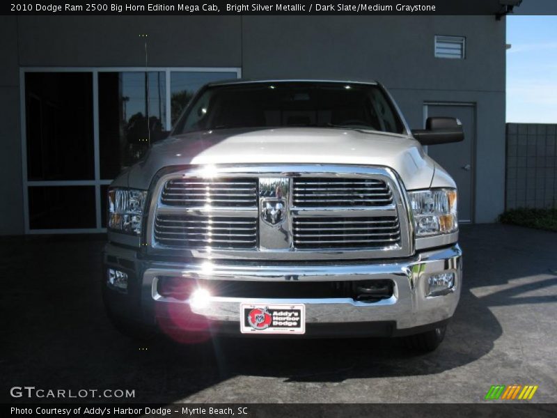 Bright Silver Metallic / Dark Slate/Medium Graystone 2010 Dodge Ram 2500 Big Horn Edition Mega Cab