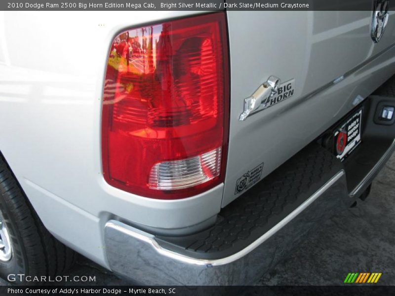 Bright Silver Metallic / Dark Slate/Medium Graystone 2010 Dodge Ram 2500 Big Horn Edition Mega Cab