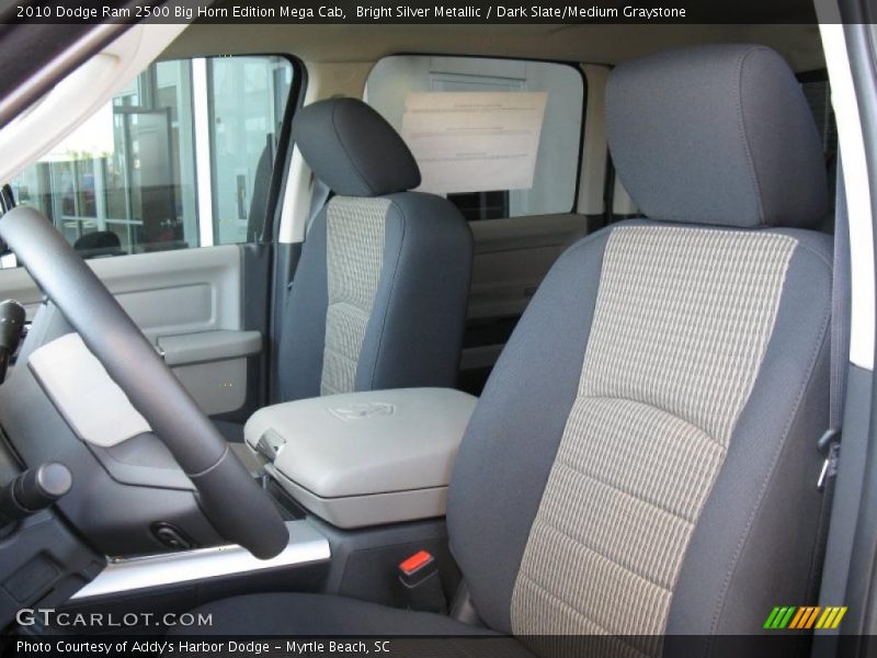 Bright Silver Metallic / Dark Slate/Medium Graystone 2010 Dodge Ram 2500 Big Horn Edition Mega Cab