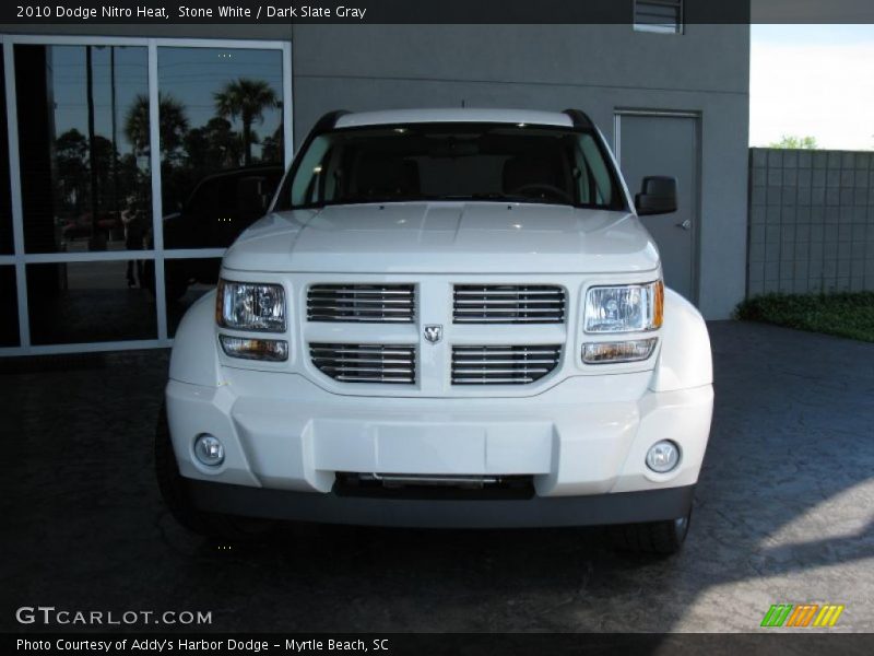 Stone White / Dark Slate Gray 2010 Dodge Nitro Heat