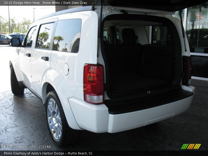 Stone White / Dark Slate Gray 2010 Dodge Nitro Heat