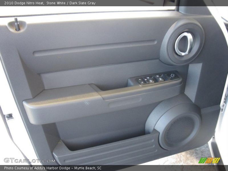Stone White / Dark Slate Gray 2010 Dodge Nitro Heat