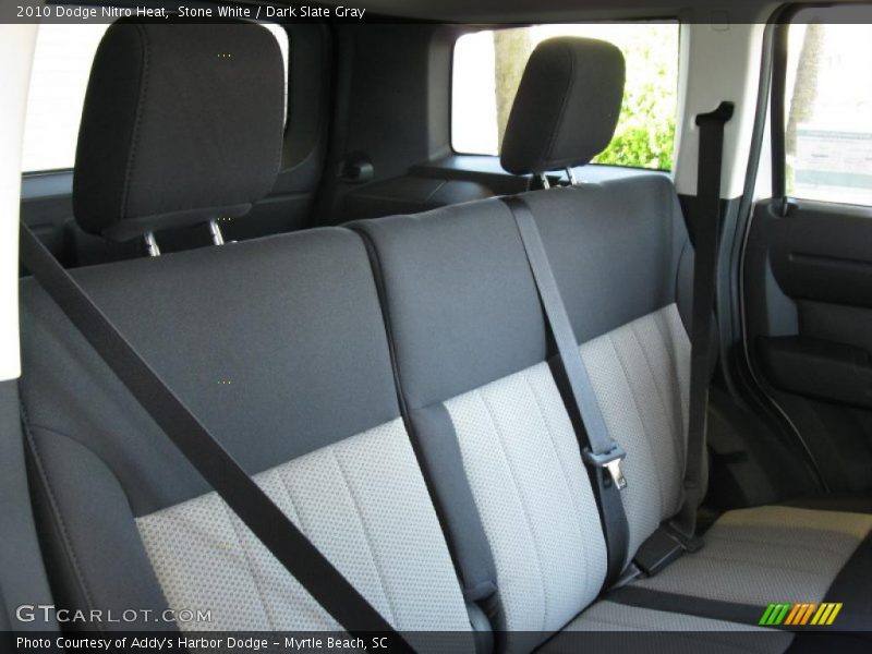 Stone White / Dark Slate Gray 2010 Dodge Nitro Heat