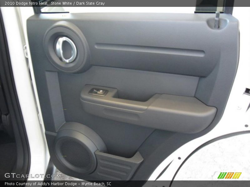 Stone White / Dark Slate Gray 2010 Dodge Nitro Heat