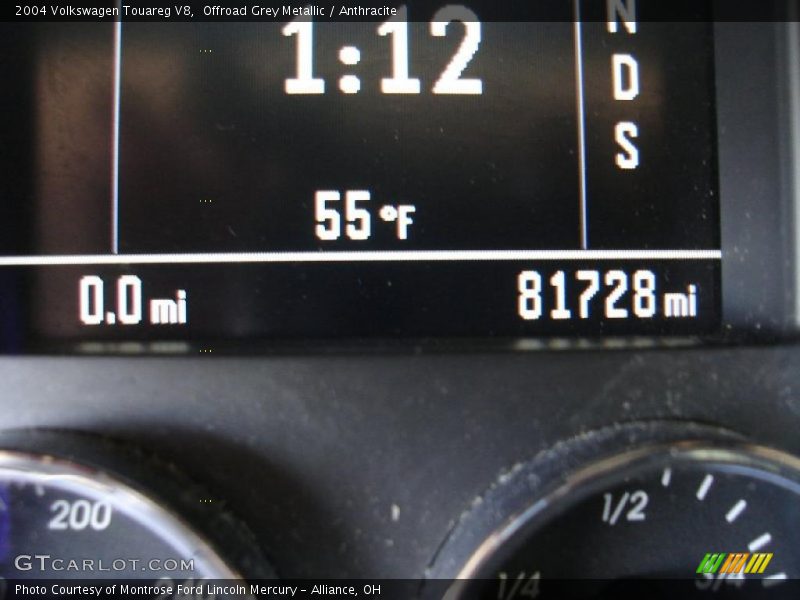 Offroad Grey Metallic / Anthracite 2004 Volkswagen Touareg V8