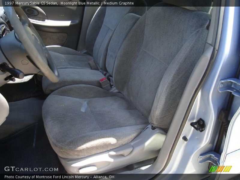 Moonlight Blue Metallic / Medium Graphite 1997 Mercury Sable GS Sedan