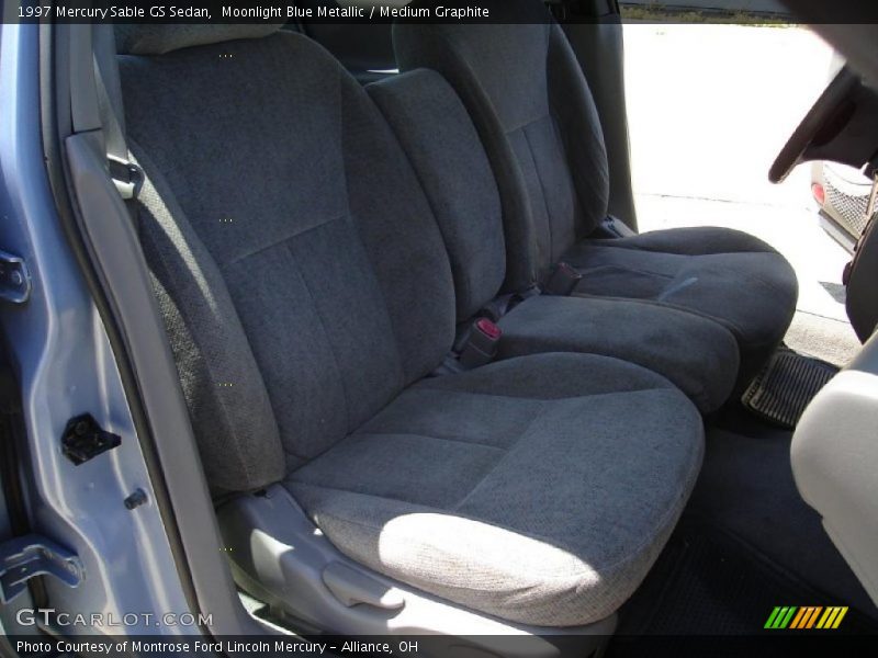 Moonlight Blue Metallic / Medium Graphite 1997 Mercury Sable GS Sedan