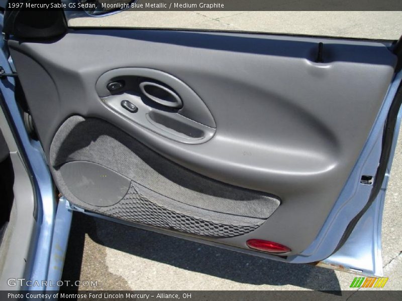 Moonlight Blue Metallic / Medium Graphite 1997 Mercury Sable GS Sedan