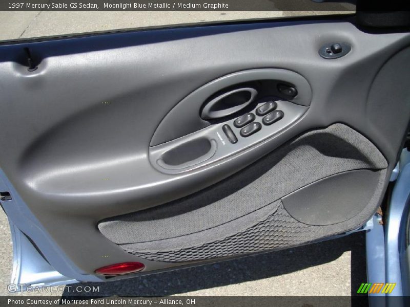 Moonlight Blue Metallic / Medium Graphite 1997 Mercury Sable GS Sedan