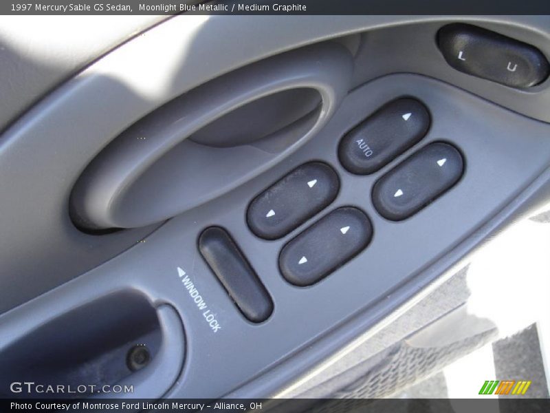Moonlight Blue Metallic / Medium Graphite 1997 Mercury Sable GS Sedan