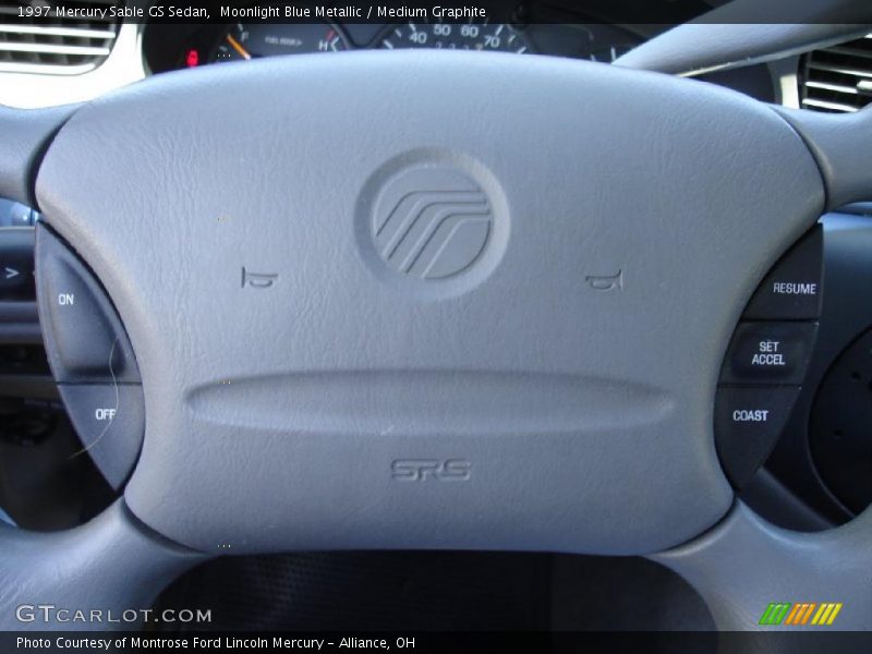 Moonlight Blue Metallic / Medium Graphite 1997 Mercury Sable GS Sedan
