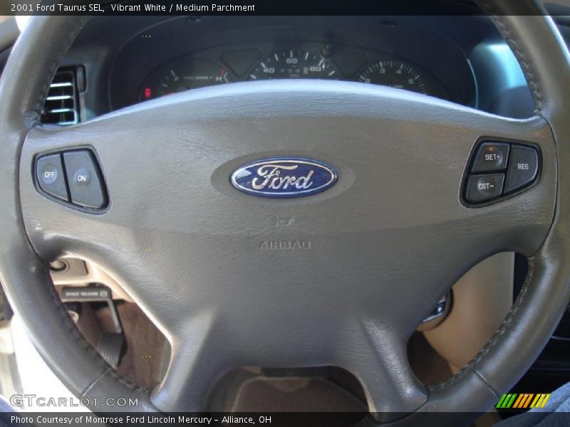 Vibrant White / Medium Parchment 2001 Ford Taurus SEL