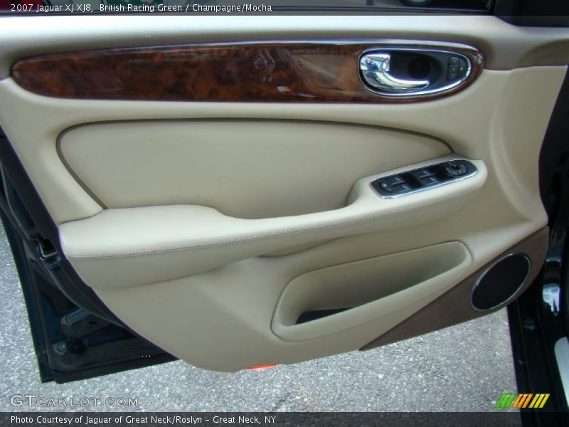 British Racing Green / Champagne/Mocha 2007 Jaguar XJ XJ8