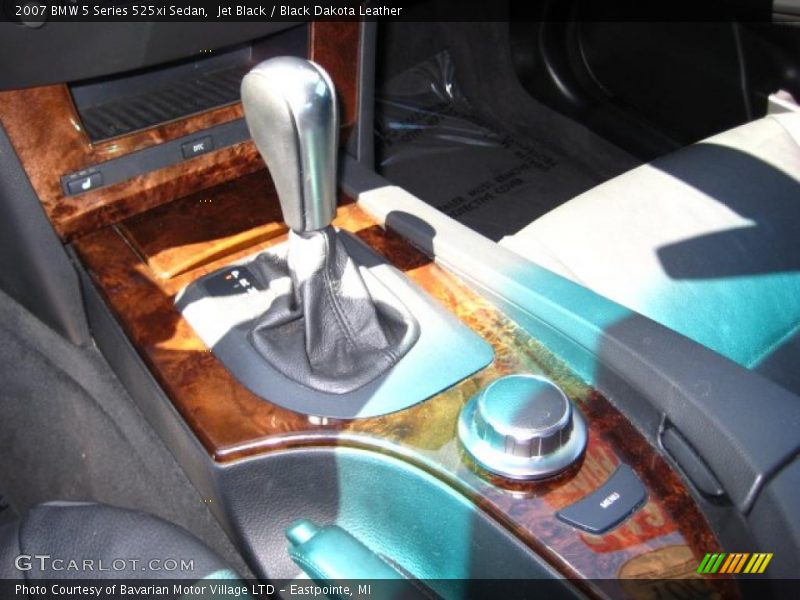 Jet Black / Black Dakota Leather 2007 BMW 5 Series 525xi Sedan
