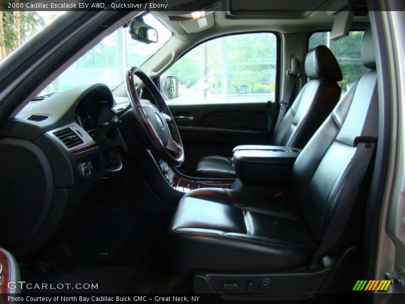 Quicksilver / Ebony 2008 Cadillac Escalade ESV AWD
