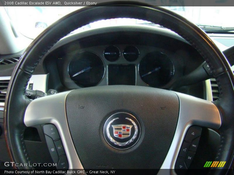 Quicksilver / Ebony 2008 Cadillac Escalade ESV AWD