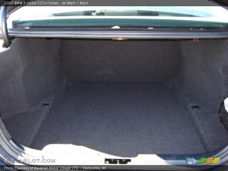 Jet Black / Black 2007 BMW 5 Series 525xi Sedan